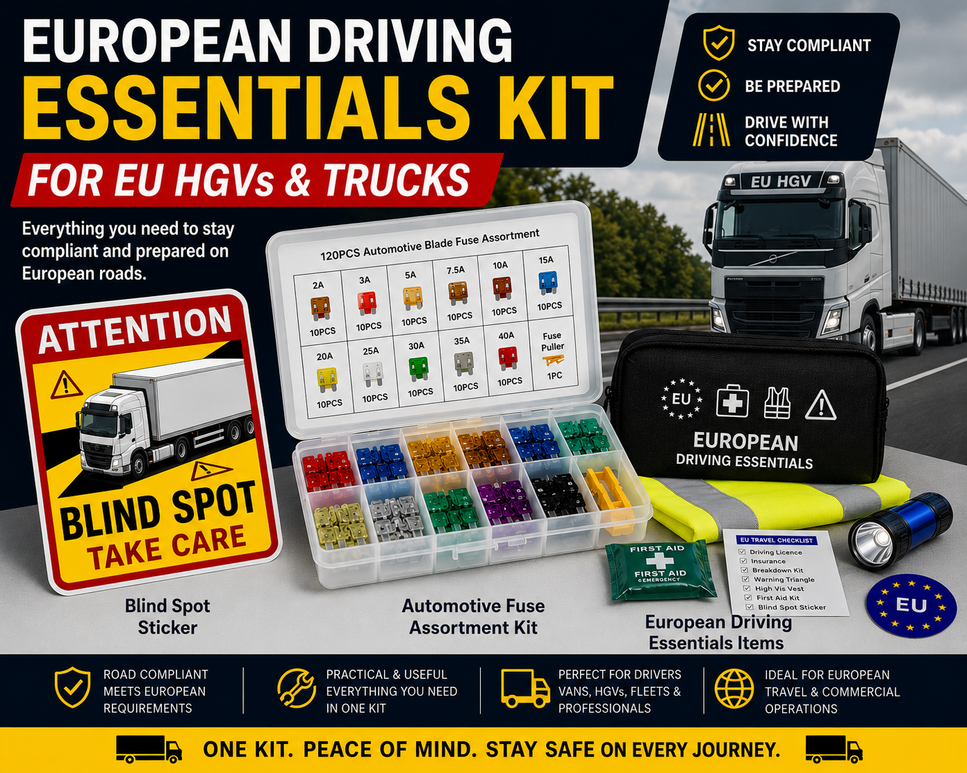 EU Compliance Kit for Vans & HGVs