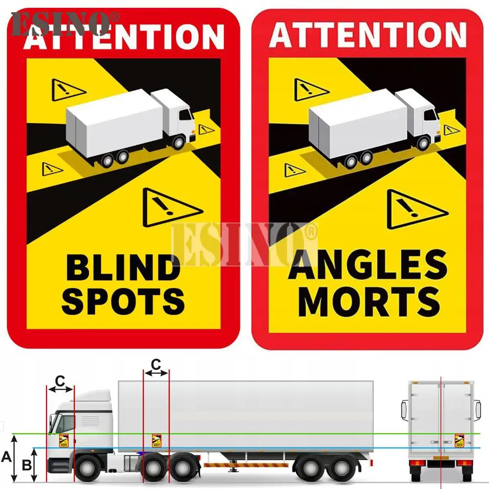 Angles Morts Blind Spot Sticker
