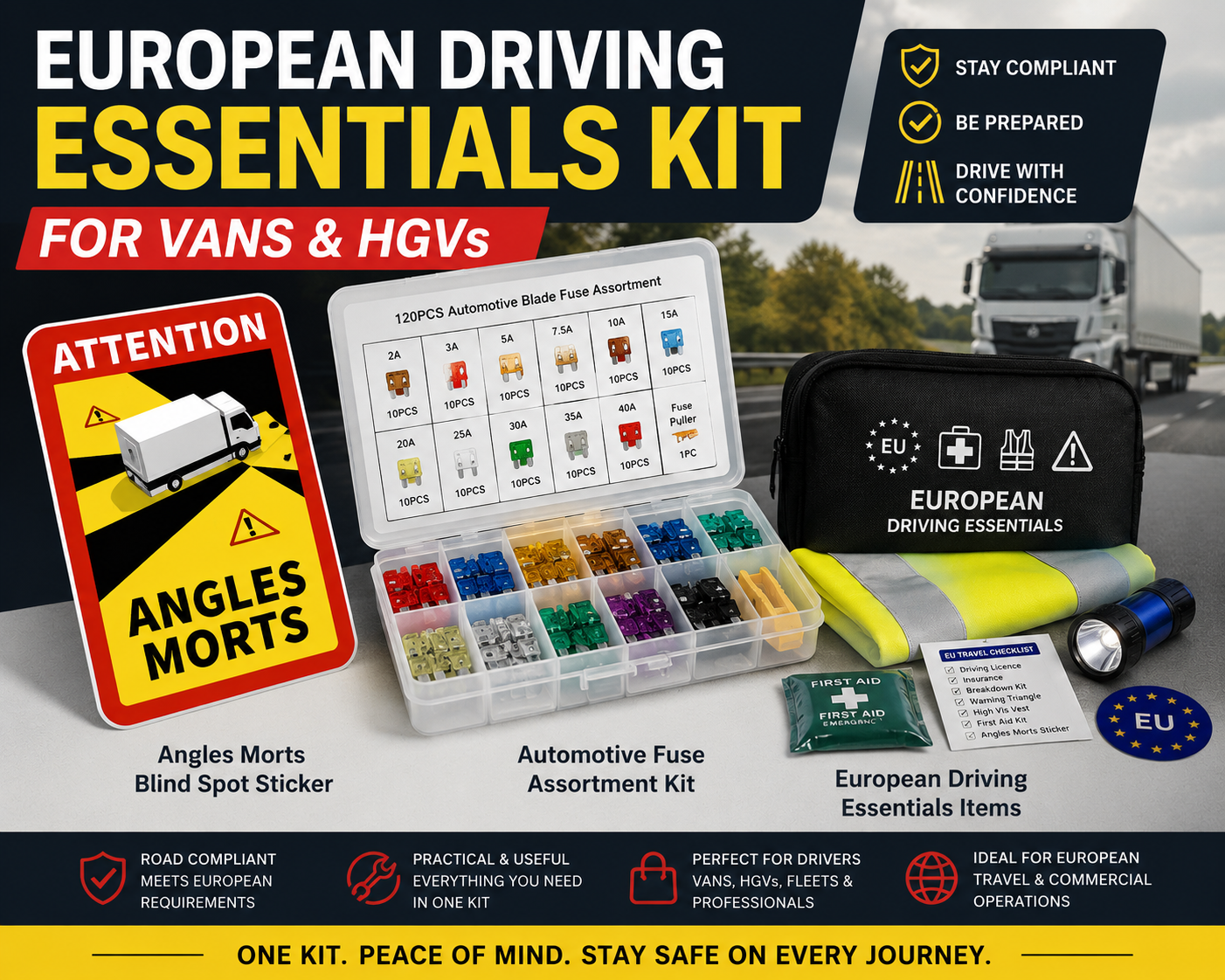 EU Compliance Kit for Vans & HGVs